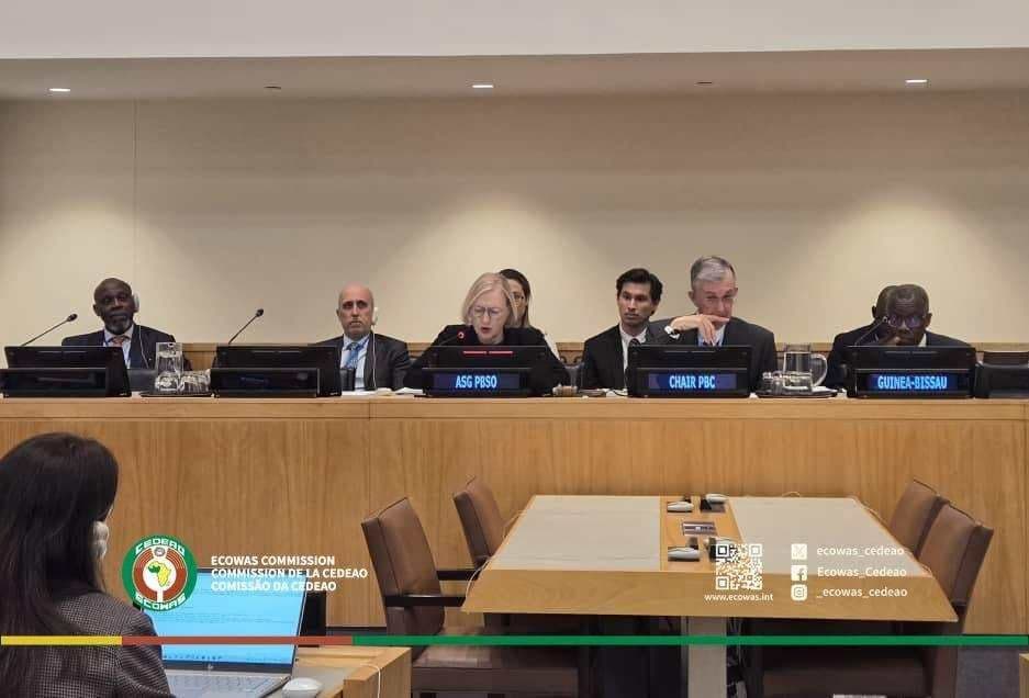 MISSÃO DE OBSERVADOR PERMANENTE DA CEDEAO JUNTO DAS NAÇÕES UNIDAS PARTICIPA NA REUNIÃO A NÍVEL DE EMBAIXADORES DA CONFIGURAÇÃO DA COMISSÃO DE CONSOLIDAÇÃO DA PAZ DA ONU SOBRE A GUINÉ BISSAU.