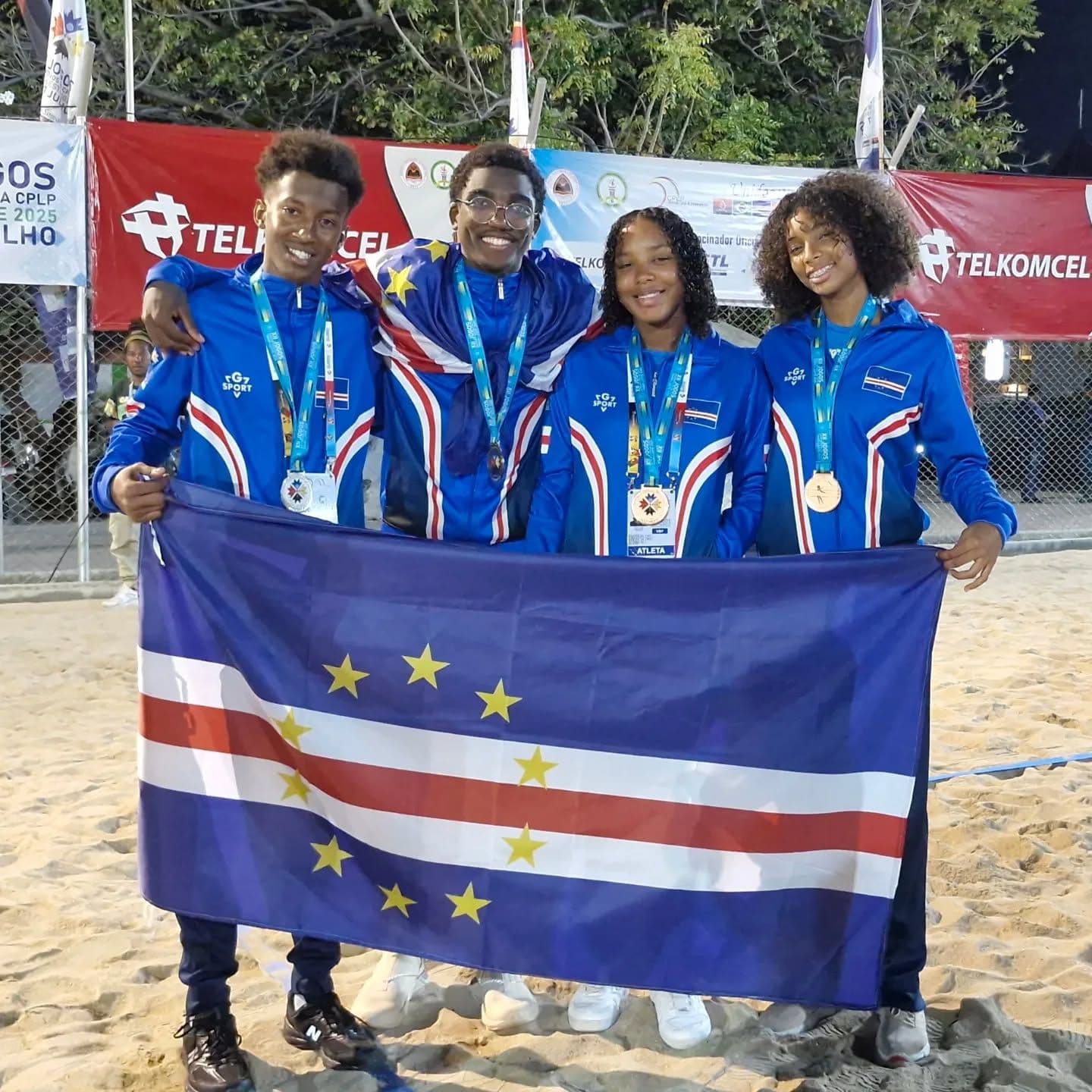 Cabo Verde perde na final do Voleibol de Praia masculino para Portugal e fica com Prata.