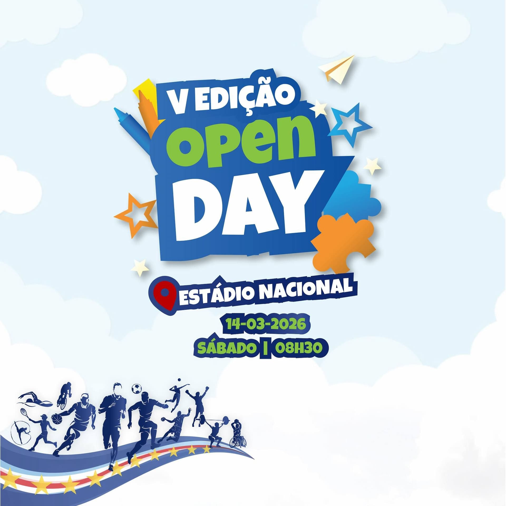 IDJ PROMOVE V EDIÇÃO DO OPEN DAY NO ESTÁDIO NACIONAL