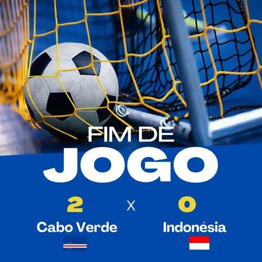  Copa das Nações de Futsal / Cabo Verde verde  Indonésia por duas bolas e defronta Afeganistão das meias finais