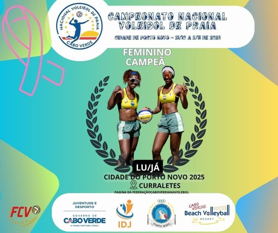 Voleibol de Praia: Duplas internacionais do Sal e de Santiago dominam campeonato nacional no Porto Novo