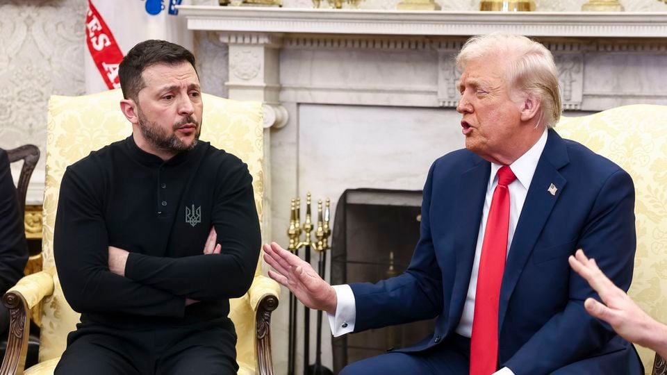 O encontro entre Trump e Zelensky