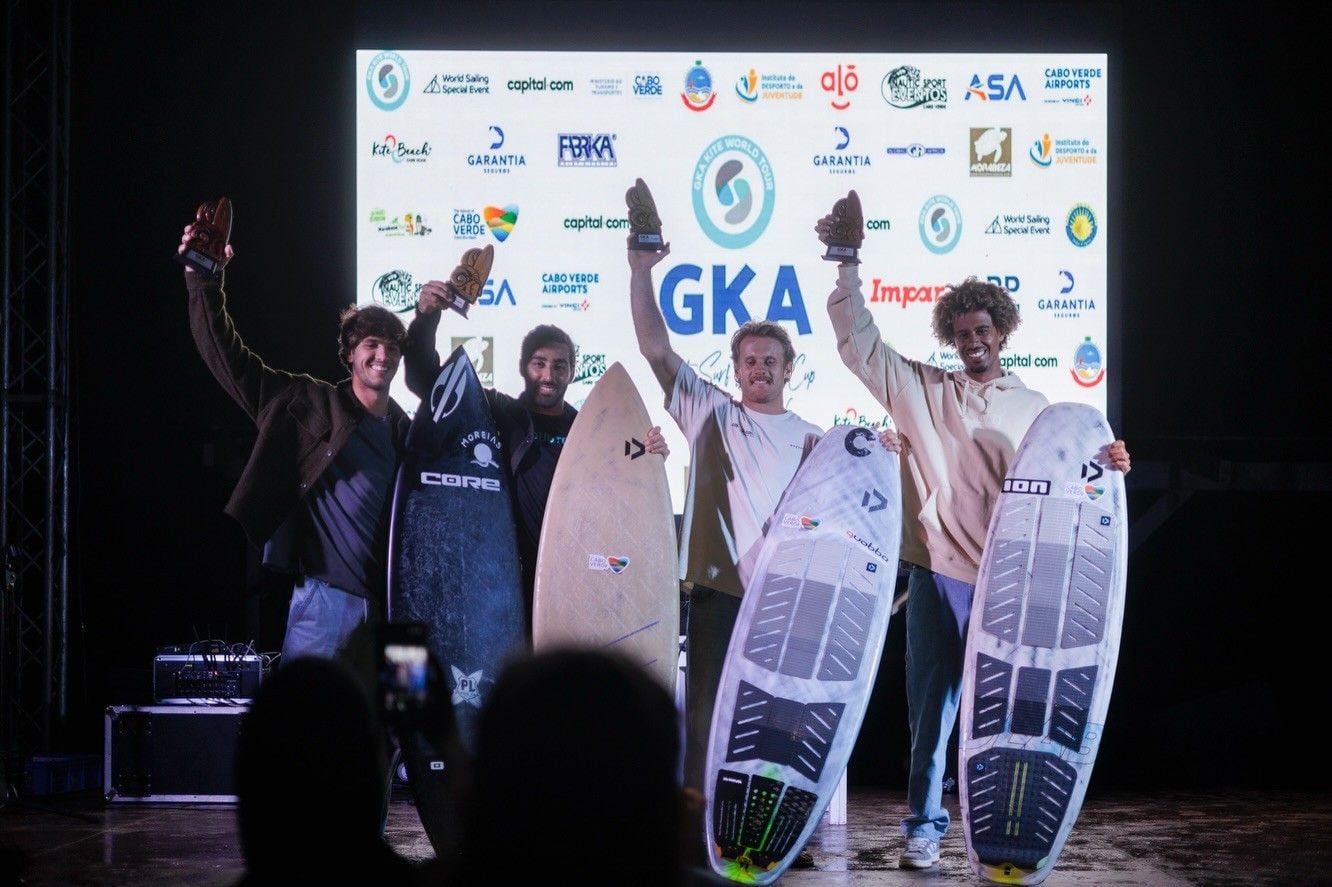 Mundial Kitesurf: brasileiro Sebastian Ribeiro e australiano James Carew vencem   etapa de Ponta Preta (Sal)