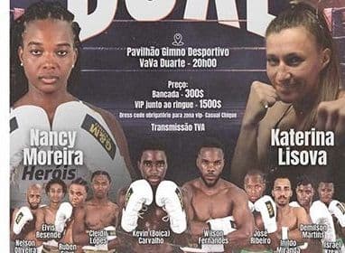 Nancy Moreira defronta a checa Katerina Lisova na I Gala Internacional do Boxe’25 na Cidade da Praia