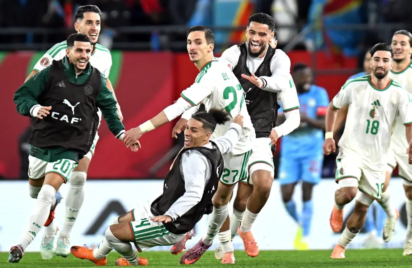 CAN 2025: Golaço de Boulbina no prolongamento leva a Argélia aos quartos de final de final.