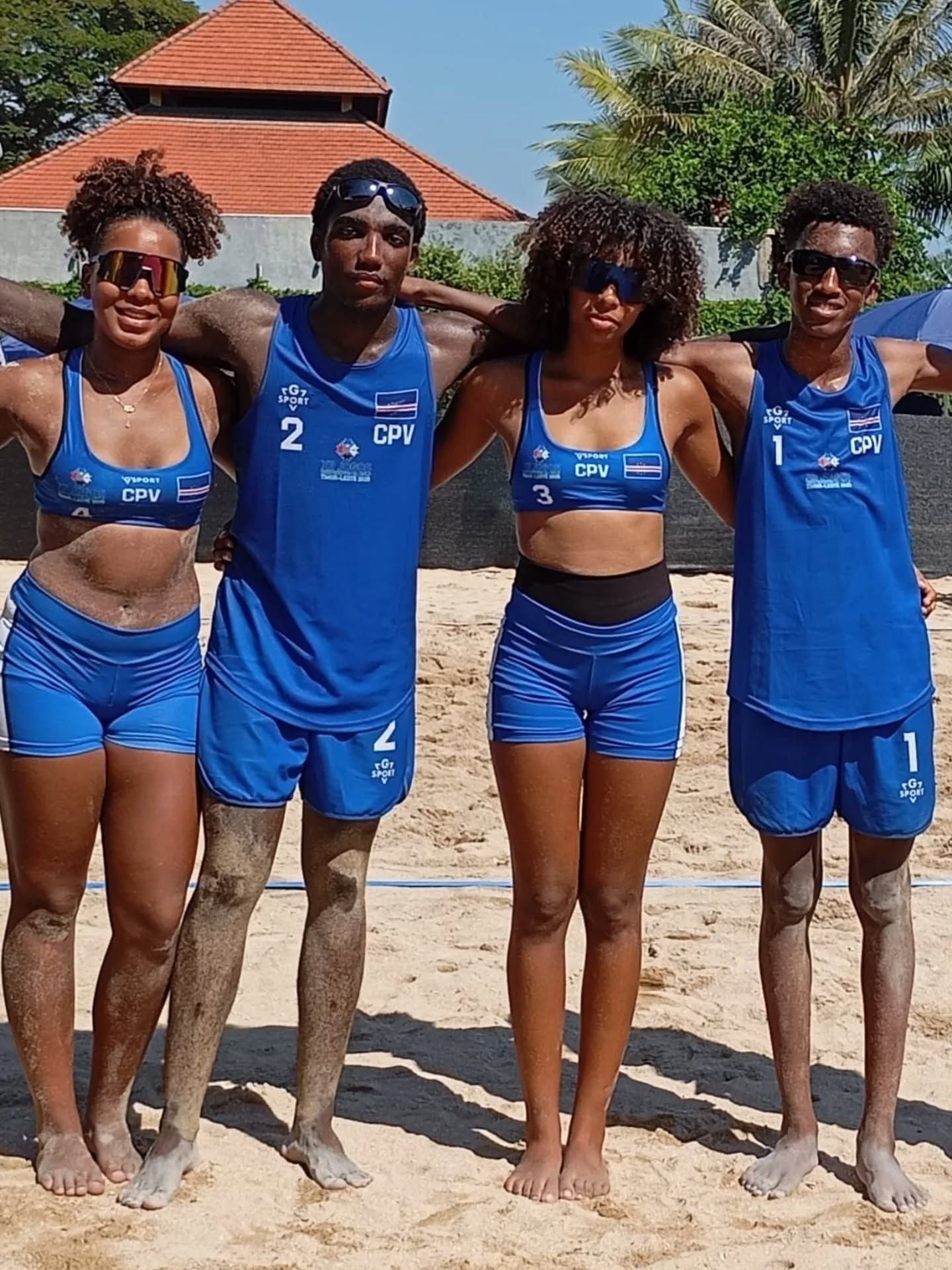 Duplas Masculina e Feminina CV nos Jogos CPLP em Timor Leste